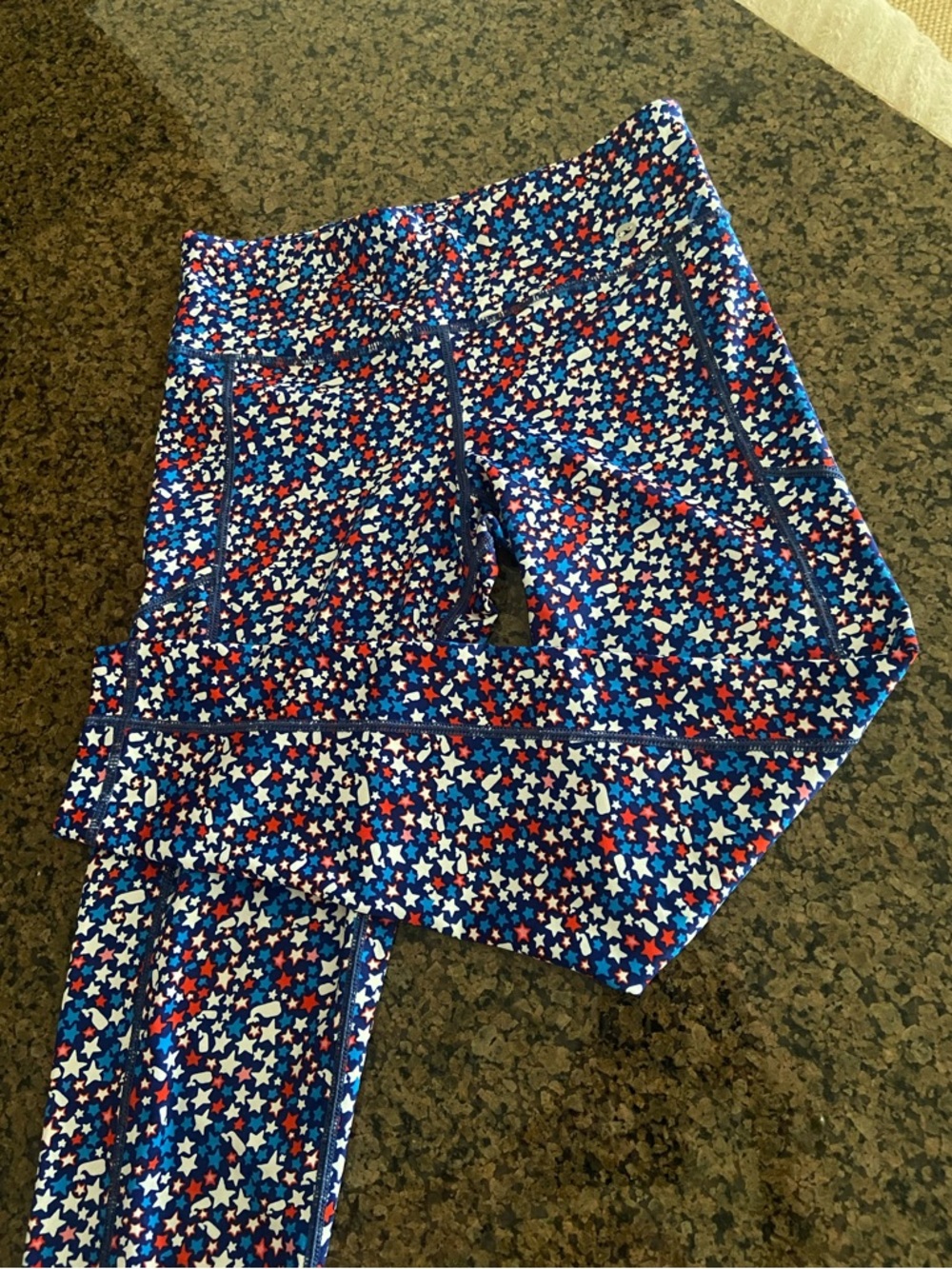 Vineyard vines red white and blue leggings womens small